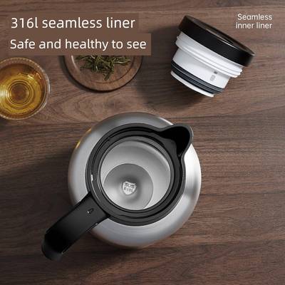 炊皇保壶家用容量水壶大大316L不COOKER K锈钢内胆暖壶宿温舍办公