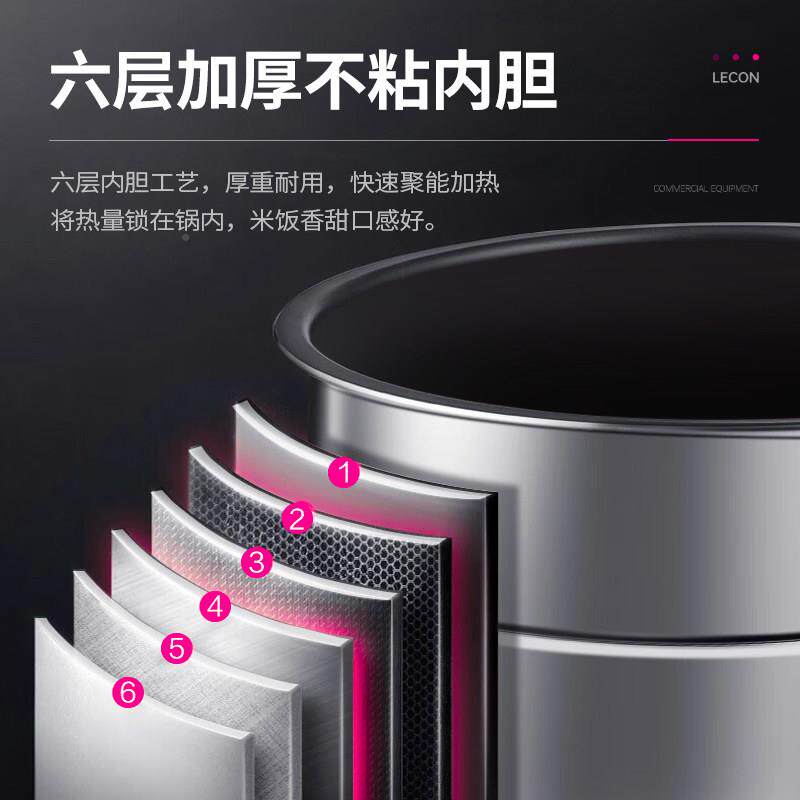 乐创子商用电压力锅大容量饭压锅lecon\/全自动智能电锅多功高能