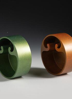 铜烟灰缸首饰盒家居灰家用摆件意礼品办公性室个烟GTGH55缸创大号