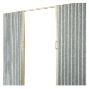 丽川日式隔断窗帘浴室推拉Pvc料折叠软调门帘塑厨房IFE空卧室空调