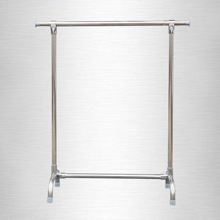 不05A2锈架钢衣架家用落地晒被子晾杆式 卧单室挂衣伸缩晾衣杆阳台