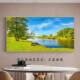别墅房画清高挂画客厅沙发墙装 饰晶瓷画镶钻画VDS温床头田园馨风