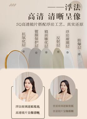 镜全身镜地镜家用女生卧室网红49017宿舍子壁挂贴落穿衣镜挂墙试