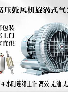 RB-93D18.5KW筑路机械配套高压漩涡风机造纸厂配套涡轮式旋涡气泵