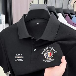 上衣翻领T恤Polo衫 短袖 polo衫 男士 Y服舰店2025夏季 JAKECAVOSk鞋 款