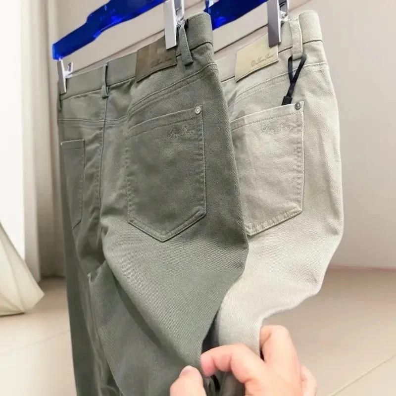 斐诺轻奢服饰秋时尚百搭弹力宽松小直筒牛仔裤男S款长裤子修身男