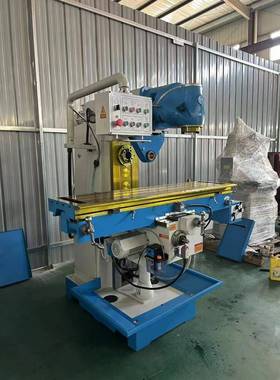 X6436回转头铣床 立卧两用万能铣床6436升降台旋转铣床机头360度