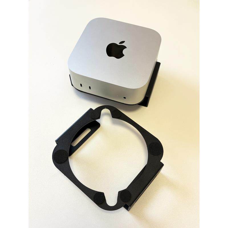 Macmini M4/M4 Pro支架Mac迷你电脑主机支架桌面支撑架散热托架
