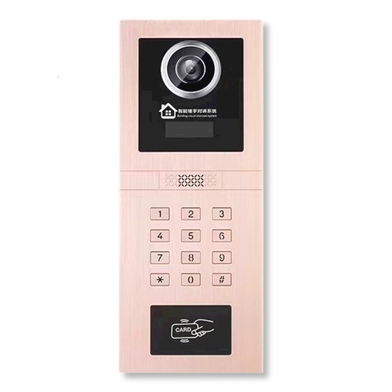 可视楼宇对讲门禁系统智能室内机套装人脸识别小区单元门门铃设备