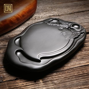 匠心非遗 省级名师柯崇作品桃李满天下精品老坑砚台 手工天然老坑