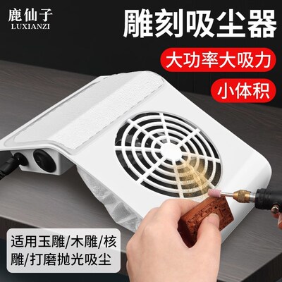 桌面雕刻吸尘器核雕木雕文玩玉石抛光打磨吸尘专用小型静音集尘机