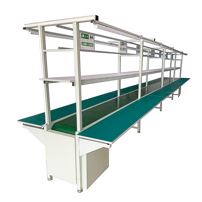 铝型材生产线滚筒小型流水线防静电车间自动传送带输送机化工作台