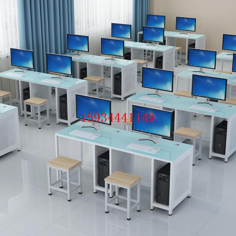 学校机房电教室培训室教室微机室班级机房台式人电脑桌定制