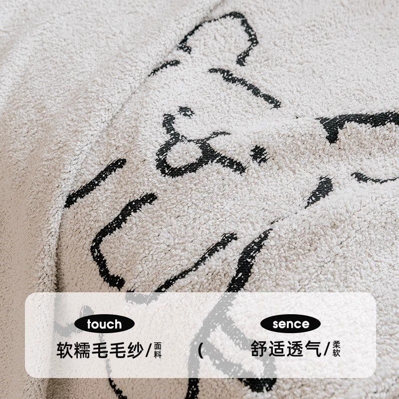 风卡通沙发巾级感防猫抓沙发沙发盖布全盖沙发毯新款,居家布艺,沙发垫,淘宝优惠券,粉丝福利购,淘宝优惠卷