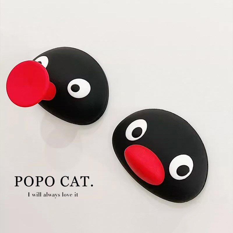 创意企鹅挂钩免打孔家用浴室卫生间墙上挂勾卡通粘钩强力无痕挂钩