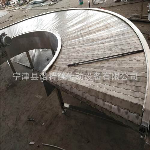 专业生机产18转0度网带转弯机 可移动网链提升 食渡品带宽800过链