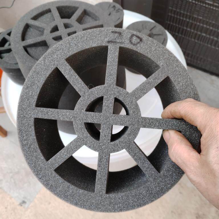 第三代降噪隔音新风系统通风管消音海绵PVC空调管道13厘米直径