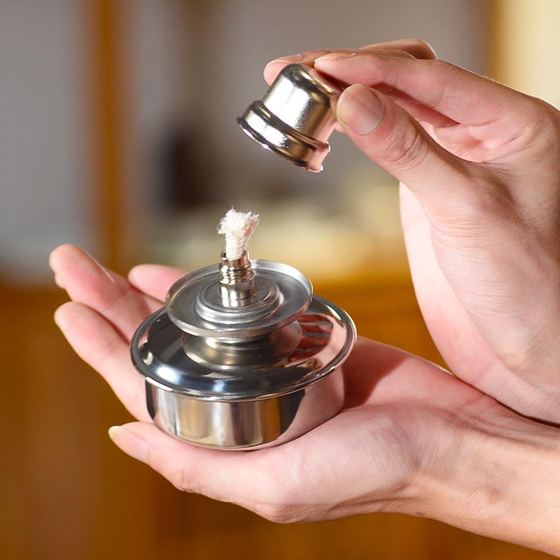 不锈钢便携式酒精燃料无烟无味可家用户外煮水燃料煮茶炉加热专用