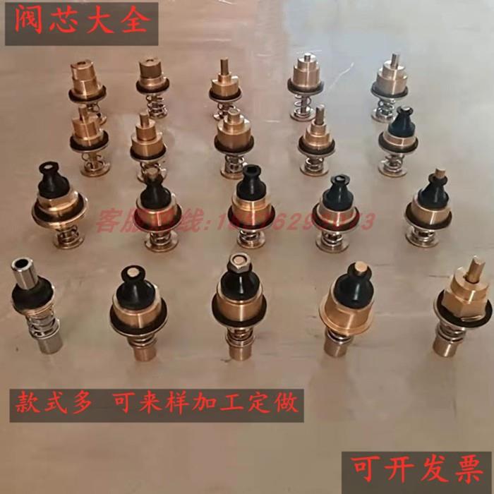 脚踏卧式冲洗阀大头顶杆阀芯 手按立式冲水器边芯 冲水阀推杆阀芯