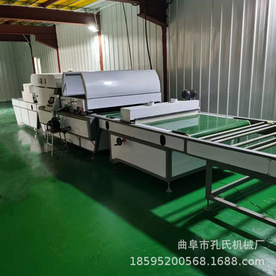 岗石大板背景墙光油淋涂机 三聚氰胺板高光辊涂机 pvc板uv淋涂机