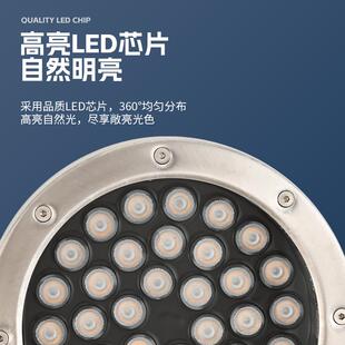 水底灯led防水水下鱼池鱼缸景观七彩射灯泳池管夹水景假山喷泉灯