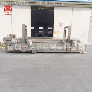 全自动炸流水鸡米油花油炸流水线自动控备温油炸设油炸机油SUO炸