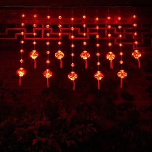红灯笼串灯彩灯闪灯过年灯串装 阳台灯2021年新款 饰灯家用春节挂灯