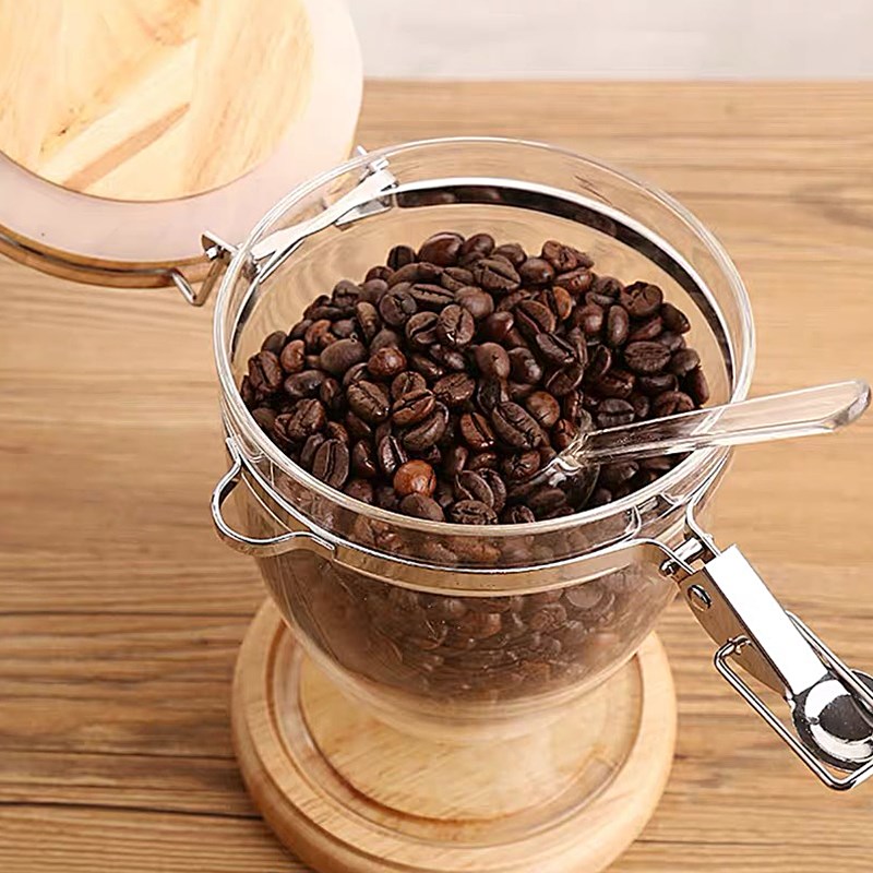 咖啡豆粉密封罐奶粉盒茶叶塑料罐子五谷杂粮食品大号容量储存物罐