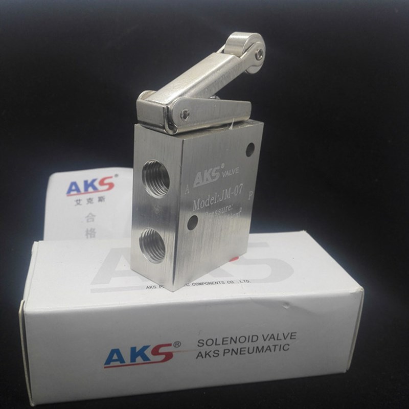 K JM-7气动关滚轮式机械自动气关快速1进1出 行程关