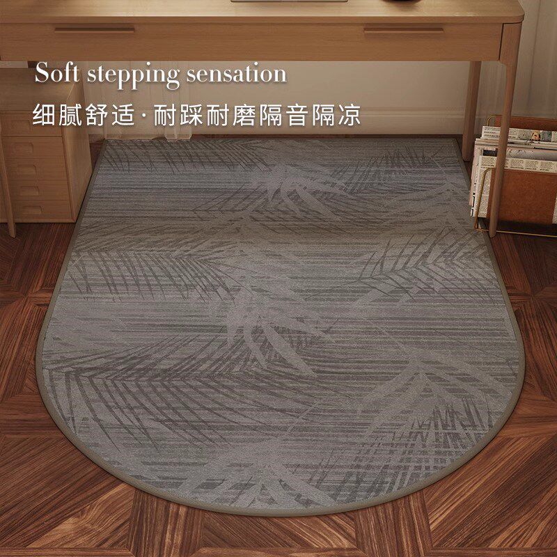 电脑椅地垫转椅书房地毯办公室学习椅子下电竞书桌滚轮垫地板保护