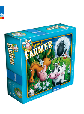 gnn超级农场桌游儿童岁岁益智游戏亲子财商桌面幼儿