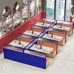 铁艺矮屏风酒吧饭厅火锅奶茶店简工业风定制围栏护栏玻璃遮挡