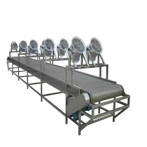 定制流水线传输设备 油炸食品降温输送线 不锈钢网带输送机