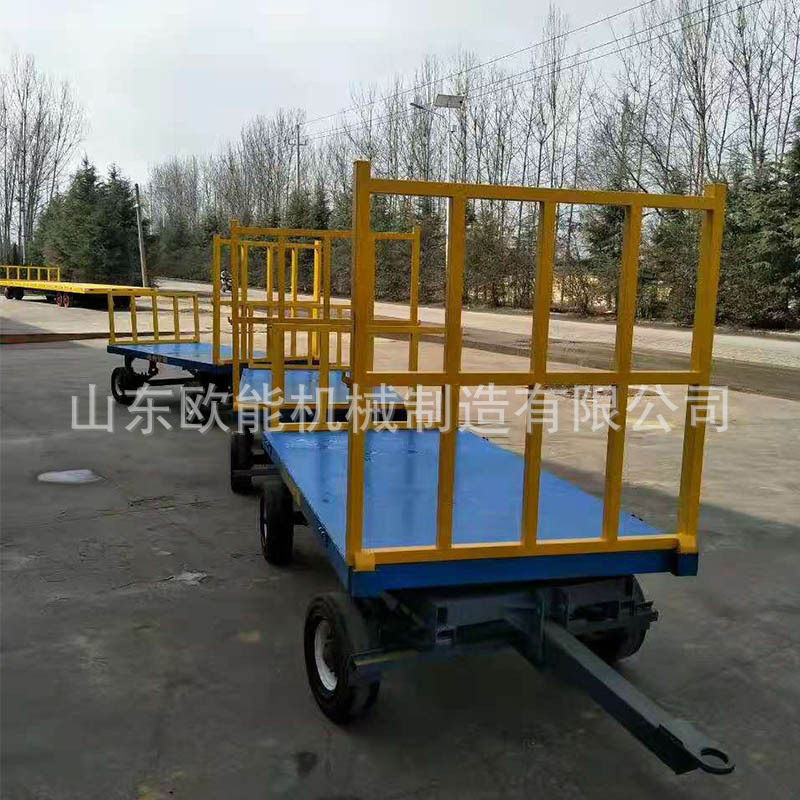 农用车周转与工程围栏四轮车工具车转向车间重型平板车牵引其他图片