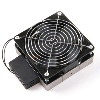 配电箱加热器 HVL031-150W 设备配件加热器 加热除湿器 带风扇