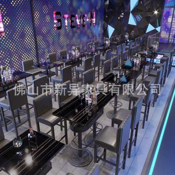 定制酒吧散台清吧脚桌椅KTV包厢转角LU型沙发桌椅组合发光茶几,商业/办公家具,酒吧桌,淘宝优惠券,粉丝福利购,淘宝优惠卷