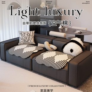 后构想分体沙发垫皮沙发坐垫单片单人电动沙发懒人沙发分片沙发垫