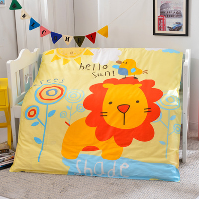 全棉儿童a宝宝单件被套可拆卸小被子纯棉春秋加厚棉被冬被芯幼儿