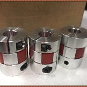 梅花联轴器 内径6 长度31 抱紧加顶丝 外径25