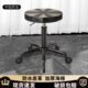 美发店大工凳不锈钢大工椅理发店美容院专用旋转轮滑美甲转椅
