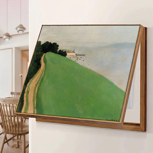 配电箱装饰画遮挡电表盒子挂画新中式免打孔禅意空开盒电闸箱墙画,家居饰品,电表箱装饰画,淘宝优惠券,粉丝福利购,淘宝优惠卷