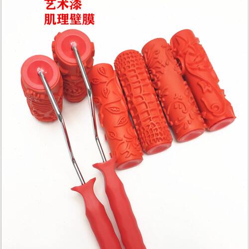 仿木纹肌理壁膜滚筒木纹图案硅藻泥工具压花滚筒艺术漆硅藻泥工具
