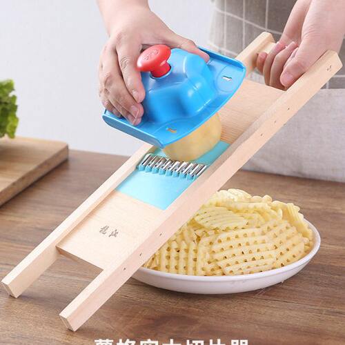 薯格擦家用薯格切片器厨房切土豆波纹浪花刀切菜器土豆切网花神器