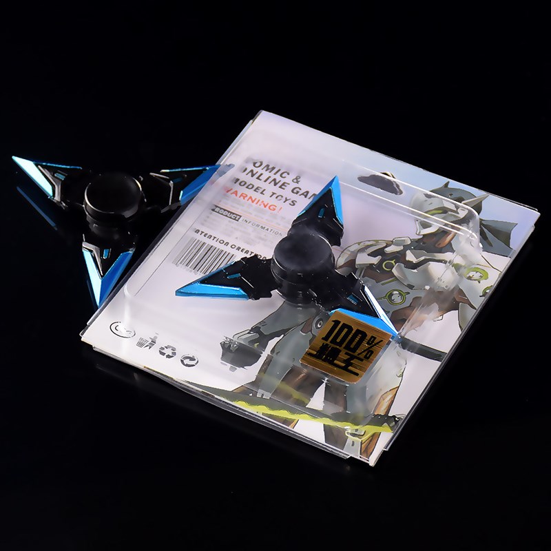 守望游戏周边源氏飞镖6CM尊蓝三J件套全金属工艺品模型