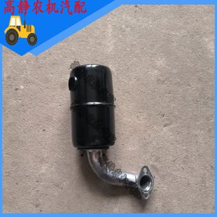 R175 R180排气管总成 小型单缸柴油机农用微耕机消声器 主机配套