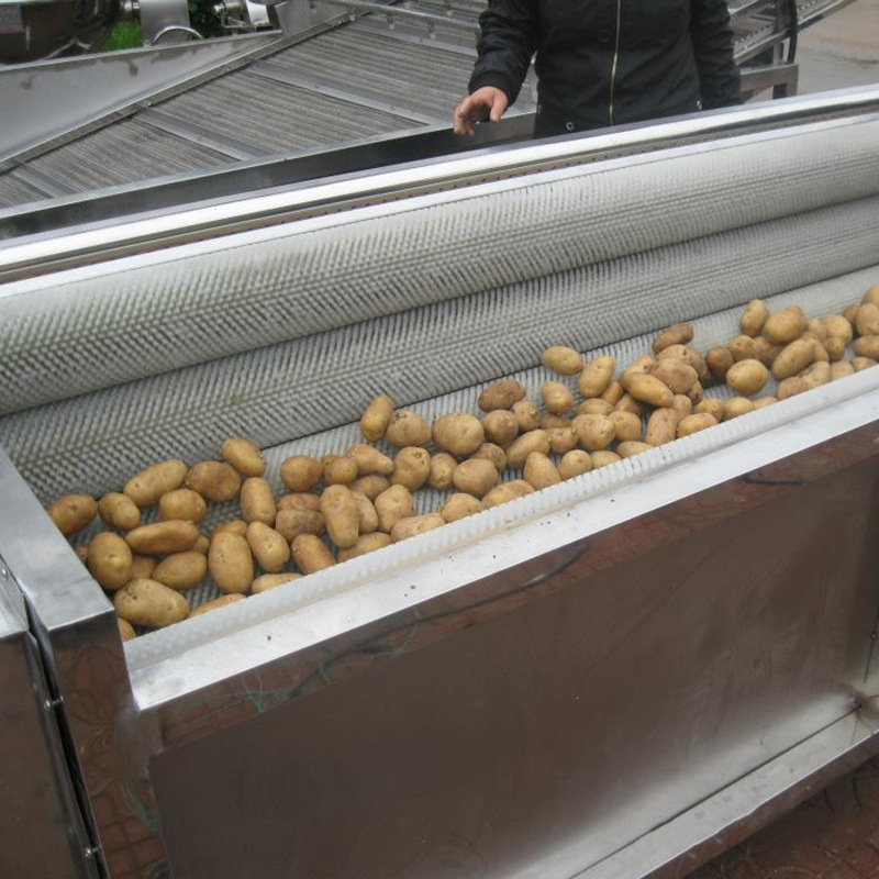 不锈钢毛辊清洗机毛刷清洗机清洗去皮机土豆胡萝卜加工