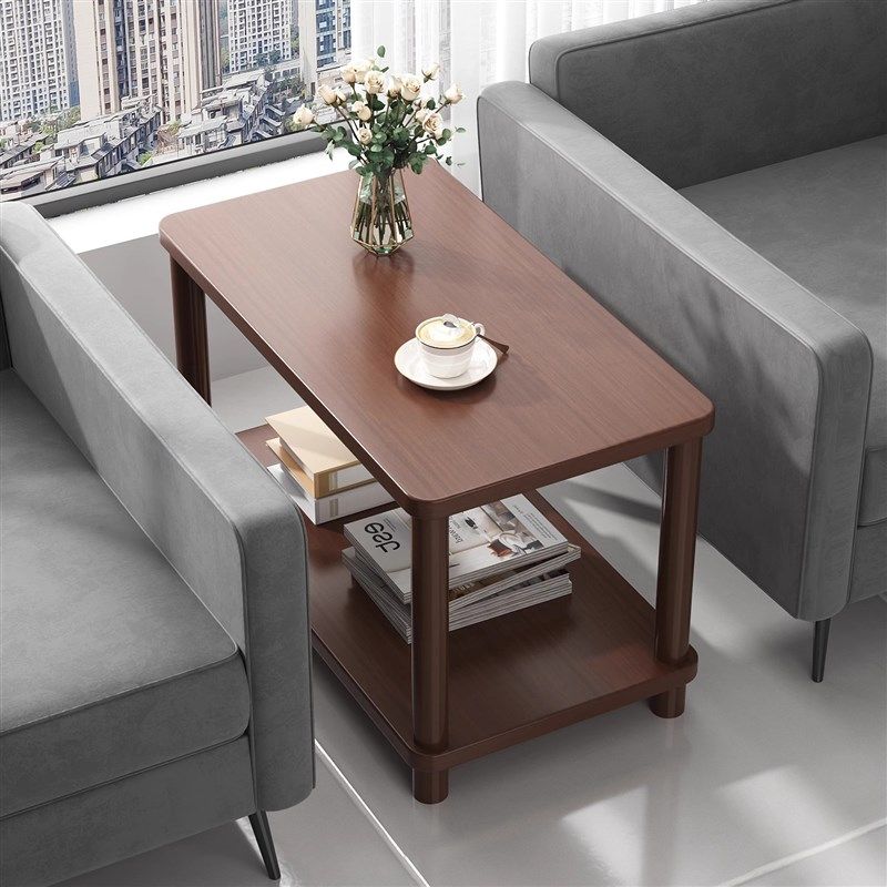 沙发中间小茶几办公室商务接待室实木小桌子边几侧边柜边桌长方形,住宅家具,角几/边几,淘宝优惠券,粉丝福利购,淘宝优惠卷