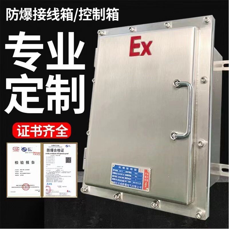 定制不锈钢防爆配电箱柜空箱防爆接线箱触摸屏V仪表箱控制柜