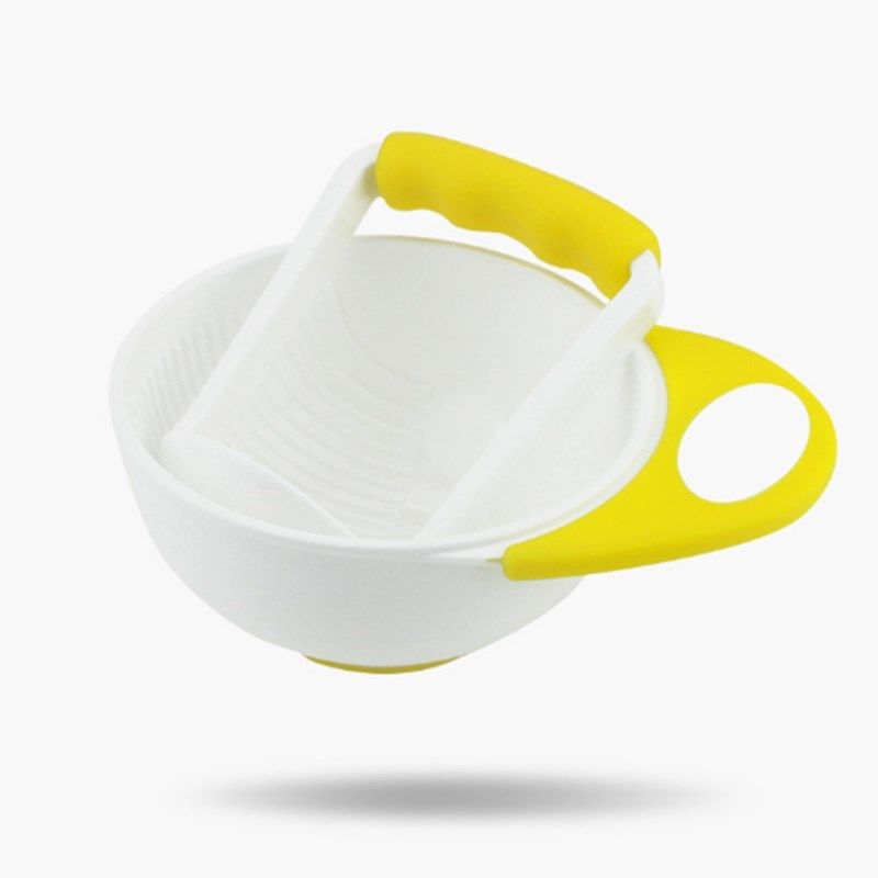 儿童防滑吸盘碗宝宝辅食碗带盖餐具套装软新生儿婴儿勺子吃饭新款