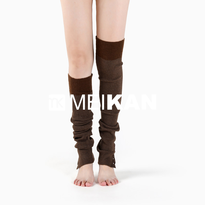 MEIKAdN 瑜伽袜套过膝长筒袜女加长堆堆袜护腿护膝保暖袜长款腿套